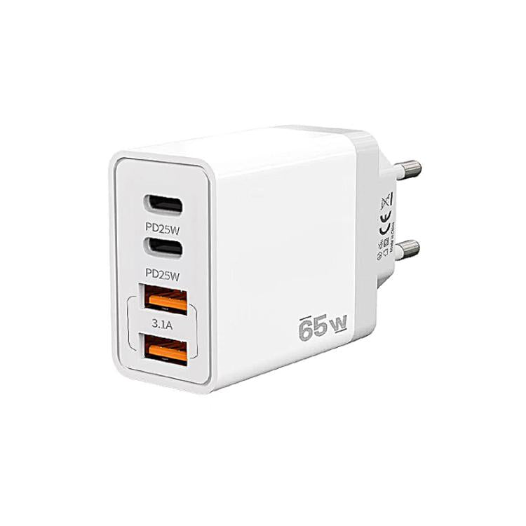 Chargeur mobile 4 ports TE-PD44 double USB-A double Type-C, prise EU, prise US