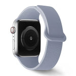 Bracelet de montre en silicone à boucle magnétique, motif litchi, compatible avec Apple Watch 46 mm / 49 mm / 45 mm / 44 mm et Apple Watch 42 mm / 41 mm / 40 mm / 38 mm.