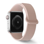 Bracelet de montre en silicone à boucle magnétique, motif litchi, compatible avec Apple Watch 46 mm / 49 mm / 45 mm / 44 mm et Apple Watch 42 mm / 41 mm / 40 mm / 38 mm.