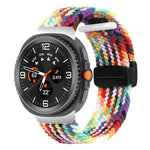 Bracelet de montre tressé à boucle magnétique pliante, pour Samsung Galaxy Watch8 / Watch8 Classic