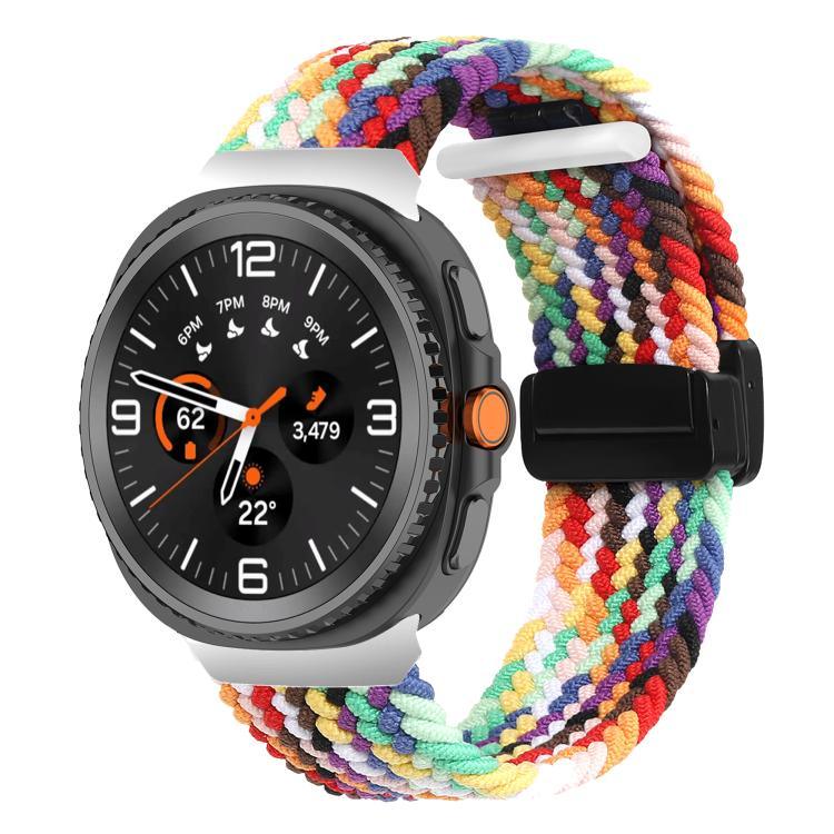 Bracelet de montre tressé à boucle magnétique pliante, pour Samsung Galaxy Watch8 / Watch8 Classic