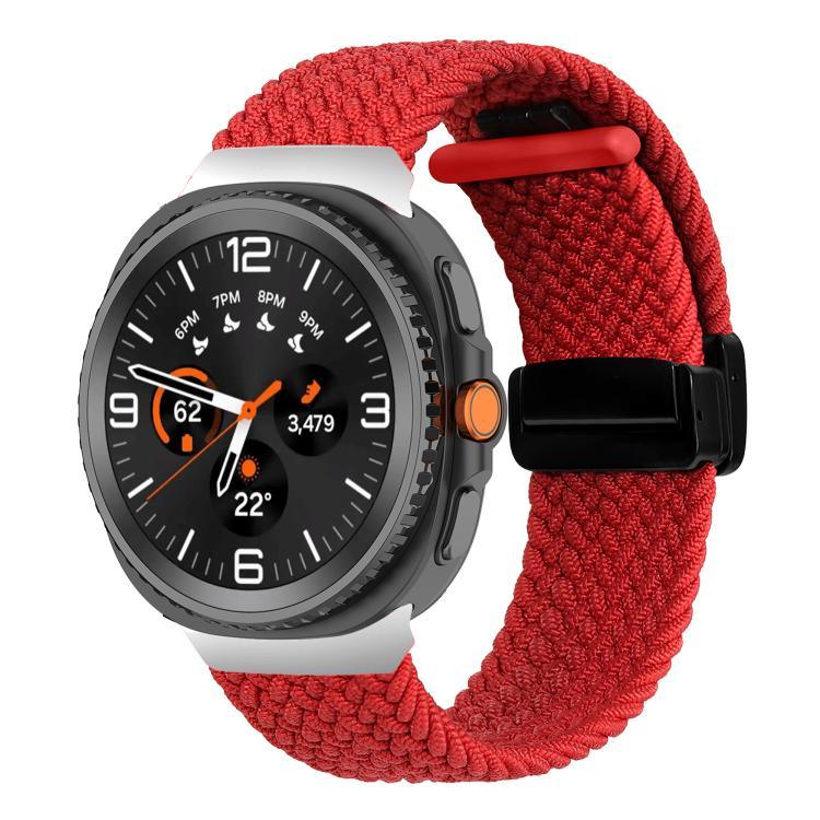 Bracelet de montre tressé à boucle magnétique pliante, pour Samsung Galaxy Watch8 / Watch8 Classic