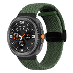 Bracelet de montre tressé à boucle magnétique pliante, pour Samsung Galaxy Watch8 / Watch8 Classic