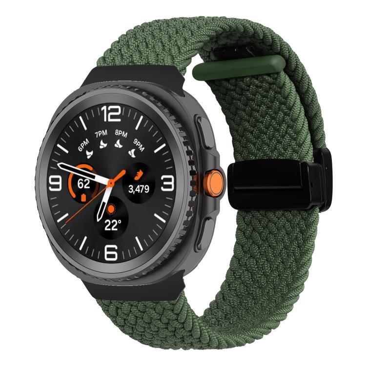 Bracelet de montre tressé à boucle magnétique pliante, pour Samsung Galaxy Watch8 / Watch8 Classic