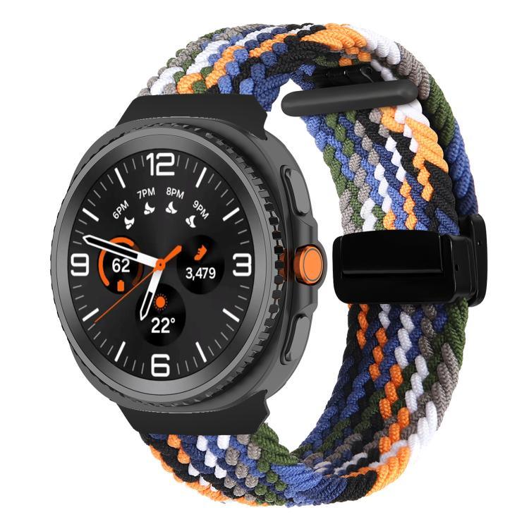 Bracelet de montre tressé à boucle magnétique pliante, pour Samsung Galaxy Watch8 / Watch8 Classic