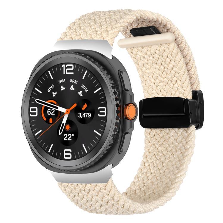 Bracelet de montre tressé à boucle magnétique pliante, pour Samsung Galaxy Watch8 / Watch8 Classic