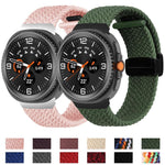 Bracelet de montre tressé à boucle magnétique pliante, pour Samsung Galaxy Watch8 / Watch8 Classic