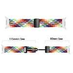 Bracelet de montre tressé à boucle magnétique pliante, pour Samsung Galaxy Watch8 / Watch8 Classic
