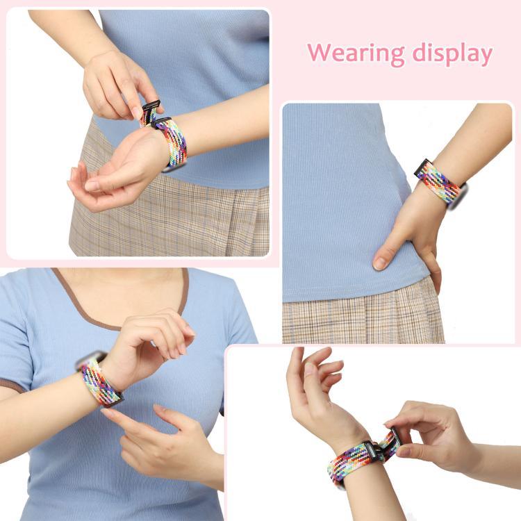Bracelet de montre tressé à boucle magnétique pliante, pour Samsung Galaxy Watch8 / Watch8 Classic