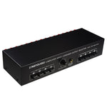 B075 Sélecteur Commutateur Amplificateur Haut-Parleur 4 Entrées 4 Sorties, 300W Qualité Sonore Par Canal Sans Perte, B075