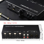B082 Sélecteur de Signal Audio 3 Entrées 3 Sorties Commutateur Ligne Équilibrée, B082