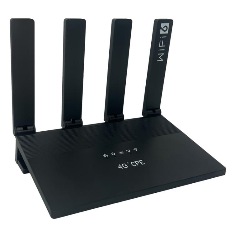 Routeur WiFi WR800 4 Ports LAN 600Mbps WiFi 6 Modem Sans Fil avec Emplacement Carte SIM 4G LTE, Prise US, Prise EU