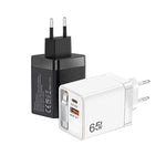 Câble rétractable 3-en-1 FC1 70cm Type-C, chargeur téléphone USB PD3.0, QC3.0, prise EU, prise EU