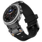 Bracelet de montre en silicone Explorer avec connecteur métallique, pour Samsung Galaxy Watch8 / Watch8 Classic