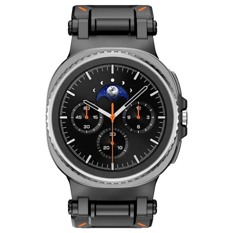 Bracelet de montre en silicone Explorer avec connecteur métallique, pour Samsung Galaxy Watch8 / Watch8 Classic