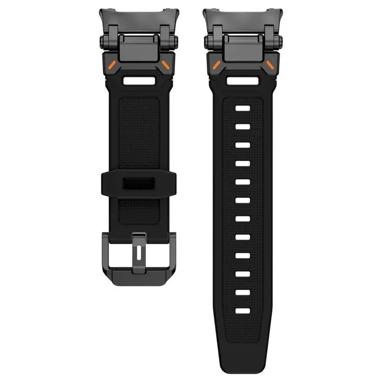 Bracelet de montre en silicone Explorer avec connecteur métallique, pour Samsung Galaxy Watch8 / Watch8 Classic