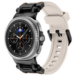 Bracelet de montre en silicone Explorer avec connecteur métallique, pour Samsung Galaxy Watch8 / Watch8 Classic