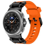 Bracelet de montre en silicone Explorer avec connecteur métallique, pour Samsung Galaxy Watch8 / Watch8 Classic