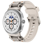 Bracelet de montre en silicone Explorer avec connecteur métallique, pour Samsung Galaxy Watch8 / Watch8 Classic