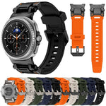 Bracelet de montre en silicone Explorer avec connecteur métallique, pour Samsung Galaxy Watch8 / Watch8 Classic