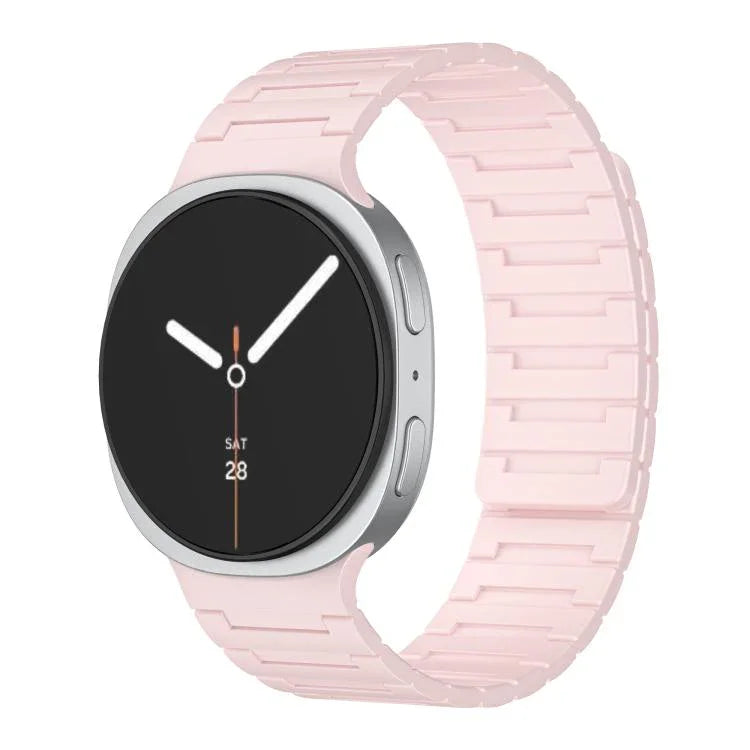 Bracelet de montre magnétique en silicone souple, pour Samsung Galaxy Watch8 / Watch8 Classic