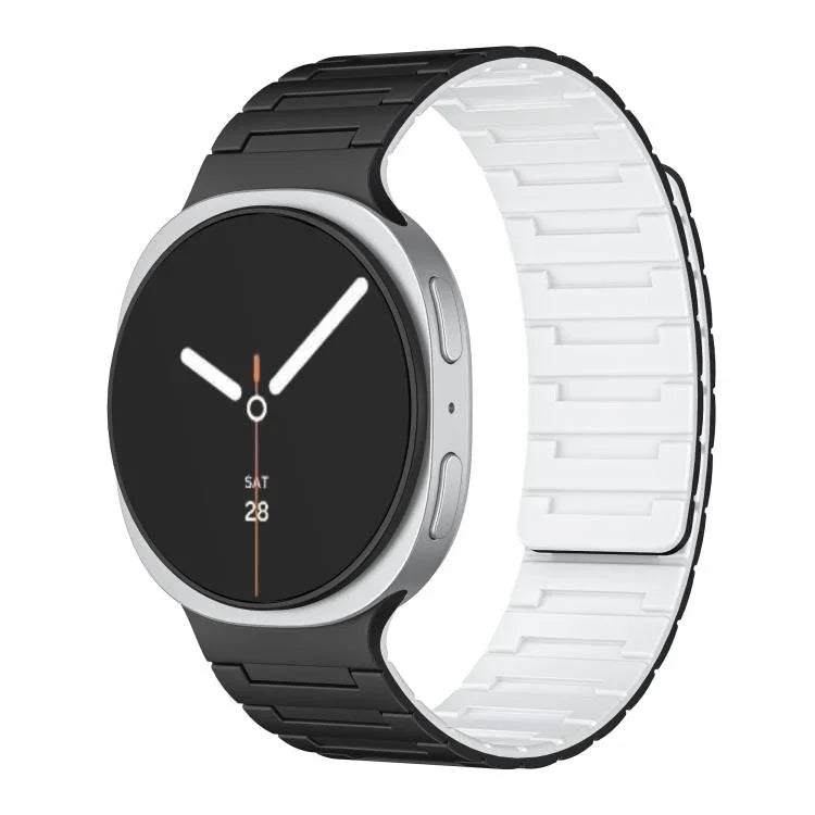 Bracelet de montre magnétique en silicone souple, pour Samsung Galaxy Watch8 / Watch8 Classic