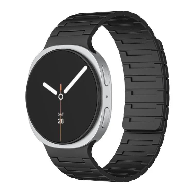 Bracelet de montre magnétique en silicone souple, pour Samsung Galaxy Watch8 / Watch8 Classic