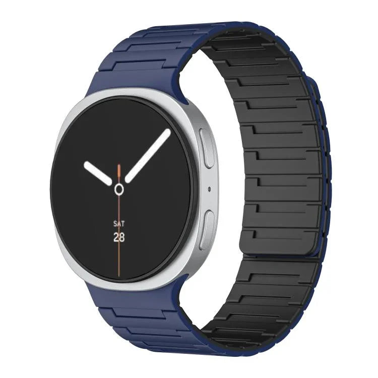 Bracelet de montre magnétique en silicone souple, pour Samsung Galaxy Watch8 / Watch8 Classic