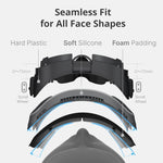 BOBOVR F3 Pour Meta Quest 3 Coussin de refroidissement de masque facial de remplacement Coussin facial pour casque VR, F3