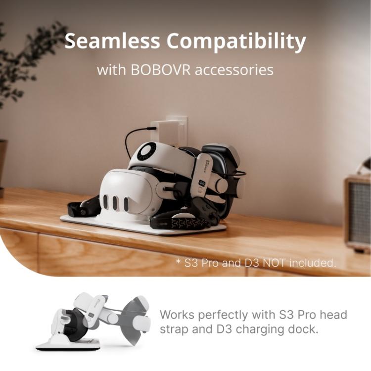 BOBOVR F3 Pour Meta Quest 3 Coussin de refroidissement de masque facial de remplacement Coussin facial pour casque VR, F3