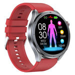 Montre connectée ET472 avec écran couleur 1,53 pouce, bracelet en silicone, compatible avec la technologie AI-GPT pour les questions et réponses intelligentes.