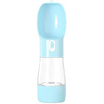 Tasse de voyage multifonctionnelle d'extérieur pour animaux, couleur unie, imprimée
