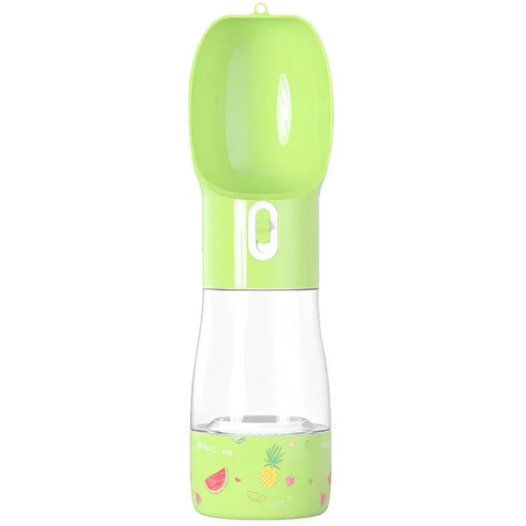 Tasse de voyage multifonctionnelle d'extérieur pour animaux, couleur unie, imprimée