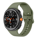 Bracelet de montre en silicone uni, pour Samsung Galaxy Watch8 / Watch8 Classic
