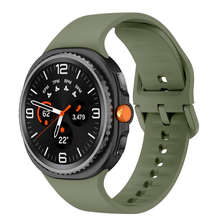 Bracelet de montre en silicone uni, pour Samsung Galaxy Watch8 / Watch8 Classic