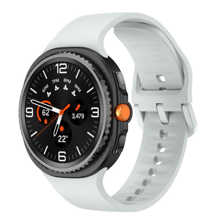 Bracelet de montre en silicone uni, pour Samsung Galaxy Watch8 / Watch8 Classic