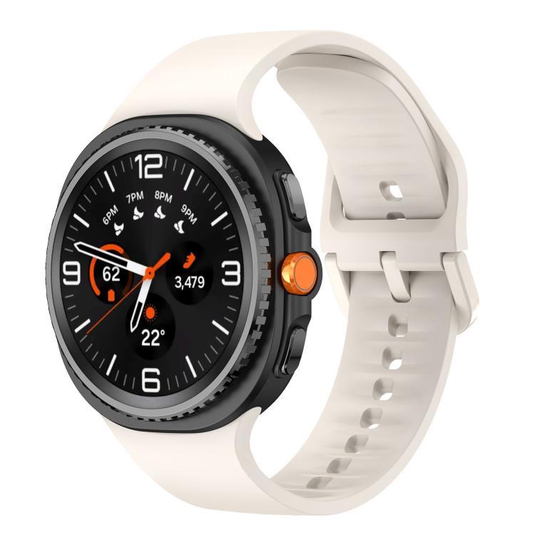 Bracelet de montre en silicone uni, pour Samsung Galaxy Watch8 / Watch8 Classic