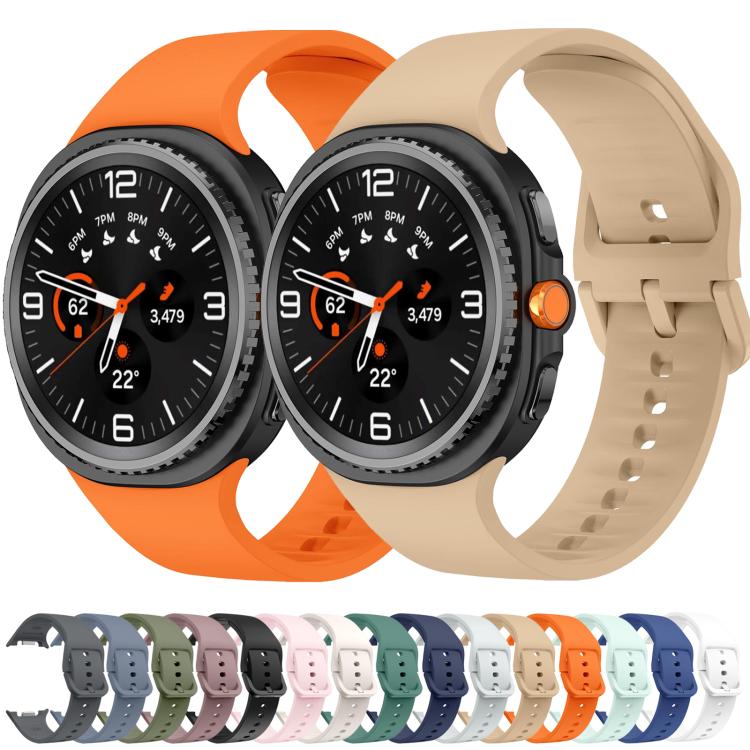 Bracelet de montre en silicone uni, pour Samsung Galaxy Watch8 / Watch8 Classic