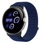 Bracelet de montre en nylon tressé à boucle et crochet avec interface métallique, pour Google Pixel Watch 4 / Watch 3 45 mm, pour Google Pixel Watch 4 / 3 / 2 / 1 41 mm
