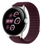 Bracelet de montre en nylon tressé à boucle et crochet avec interface métallique, pour Google Pixel Watch 4 / Watch 3 45 mm, pour Google Pixel Watch 4 / 3 / 2 / 1 41 mm