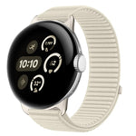 Bracelet de montre en nylon tressé à boucle et crochet avec interface métallique, pour Google Pixel Watch 4 / Watch 3 45 mm, pour Google Pixel Watch 4 / 3 / 2 / 1 41 mm