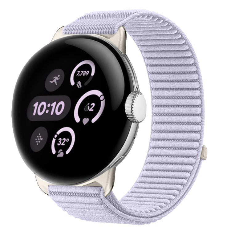 Bracelet de montre en nylon tressé à boucle et crochet avec interface métallique, pour Google Pixel Watch 4 / Watch 3 45 mm, pour Google Pixel Watch 4 / 3 / 2 / 1 41 mm