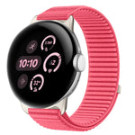 Bracelet de montre en nylon tressé à boucle et crochet avec interface métallique, pour Google Pixel Watch 4 / Watch 3 45 mm, pour Google Pixel Watch 4 / 3 / 2 / 1 41 mm