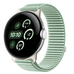 Bracelet de montre en nylon tressé à boucle et crochet avec interface métallique, pour Google Pixel Watch 4 / Watch 3 45 mm, pour Google Pixel Watch 4 / 3 / 2 / 1 41 mm