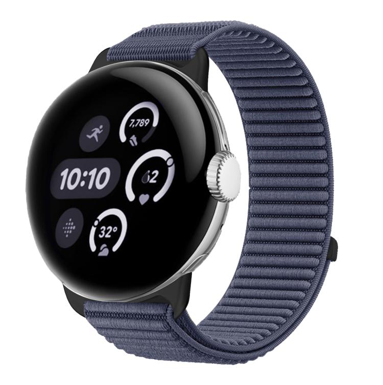 Bracelet de montre en nylon tressé à boucle et crochet avec interface métallique, pour Google Pixel Watch 4 / Watch 3 45 mm, pour Google Pixel Watch 4 / 3 / 2 / 1 41 mm