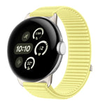 Bracelet de montre en nylon tressé à boucle et crochet avec interface métallique, pour Google Pixel Watch 4 / Watch 3 45 mm, pour Google Pixel Watch 4 / 3 / 2 / 1 41 mm