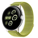 Bracelet de montre en nylon tressé à boucle et crochet avec interface métallique, pour Google Pixel Watch 4 / Watch 3 45 mm, pour Google Pixel Watch 4 / 3 / 2 / 1 41 mm
