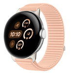 Bracelet de montre en nylon tressé à boucle et crochet avec interface métallique, pour Google Pixel Watch 4 / Watch 3 45 mm, pour Google Pixel Watch 4 / 3 / 2 / 1 41 mm