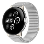 Bracelet de montre en nylon tressé à boucle et crochet avec interface métallique, pour Google Pixel Watch 4 / Watch 3 45 mm, pour Google Pixel Watch 4 / 3 / 2 / 1 41 mm