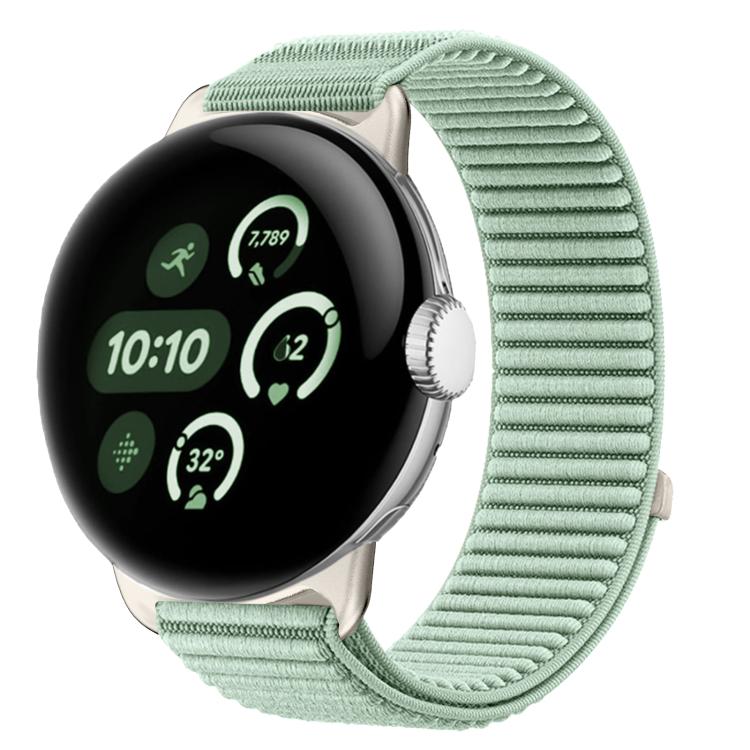 Bracelet de montre en nylon tressé à boucle et crochet avec interface métallique, pour Google Pixel Watch 4 / Watch 3 45 mm, pour Google Pixel Watch 4 / 3 / 2 / 1 41 mm